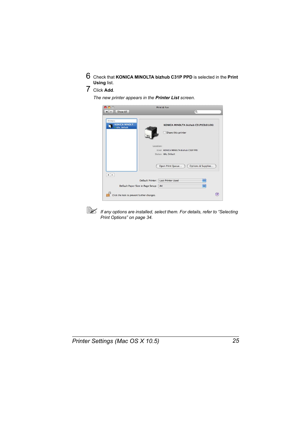 Konica Minolta bizhub C31P User Manual | Page 43 / 382