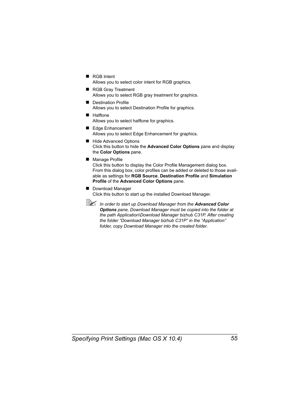 Konica Minolta bizhub C31P User Manual | Page 73 / 382