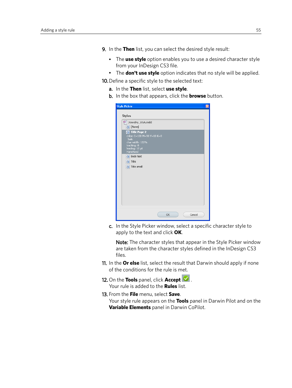 Konica Minolta Darwin VDP Software User Manual | Page 63 / 110