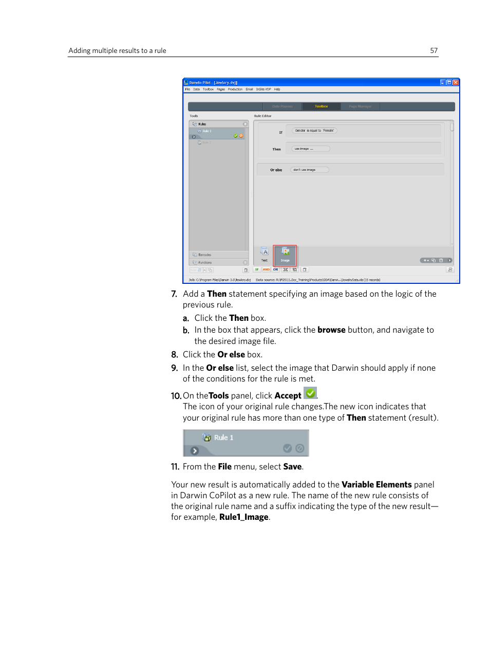 Konica Minolta Darwin VDP Software User Manual | Page 65 / 110