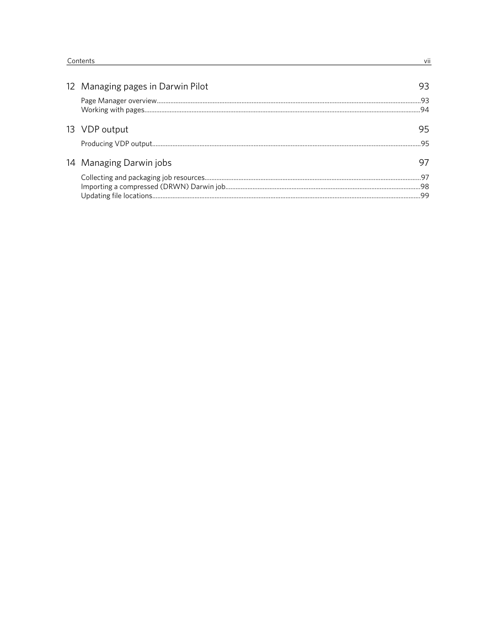 Konica Minolta Darwin VDP Software User Manual | Page 7 / 110