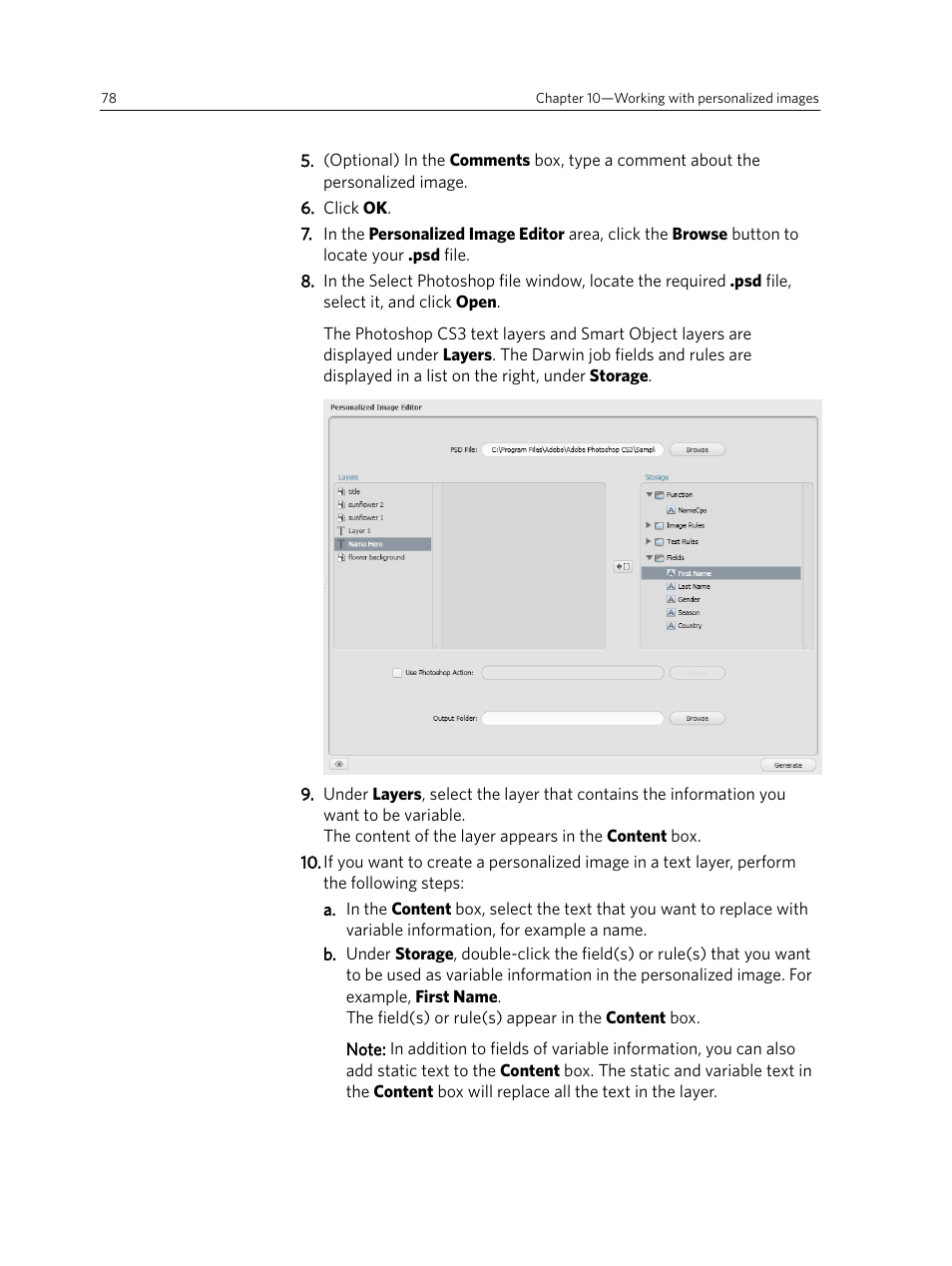 Konica Minolta Darwin VDP Software User Manual | Page 86 / 110