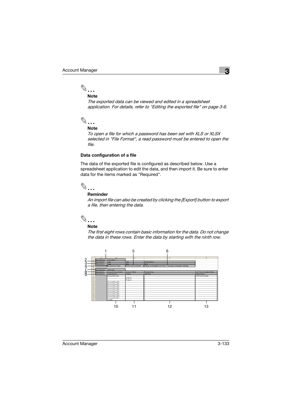 Data configuration of a file, Data configuration of a file -133 | Konica Minolta PageScope Enterprise Suite User Manual | Page 148 / 203