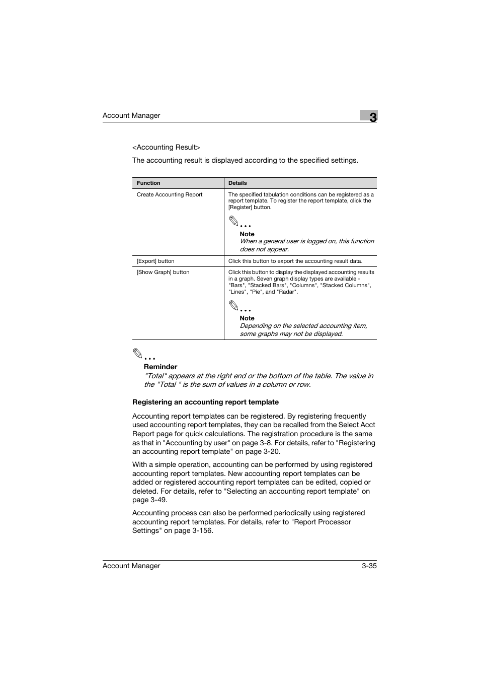 Registering an accounting report template, Registering an accounting report template -35 | Konica Minolta PageScope Enterprise Suite User Manual | Page 50 / 203