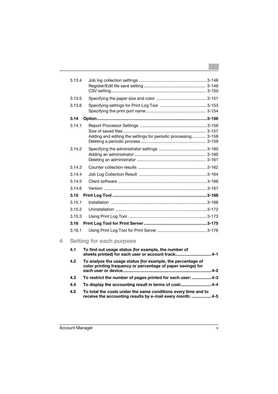 4setting for each purpose | Konica Minolta PageScope Enterprise Suite User Manual | Page 6 / 203