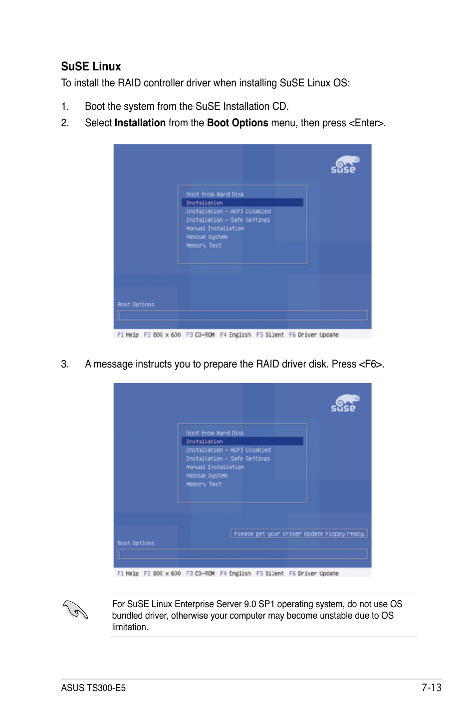 Suse linux | Asus TS300-E5 User Manual | Page 199 / 218