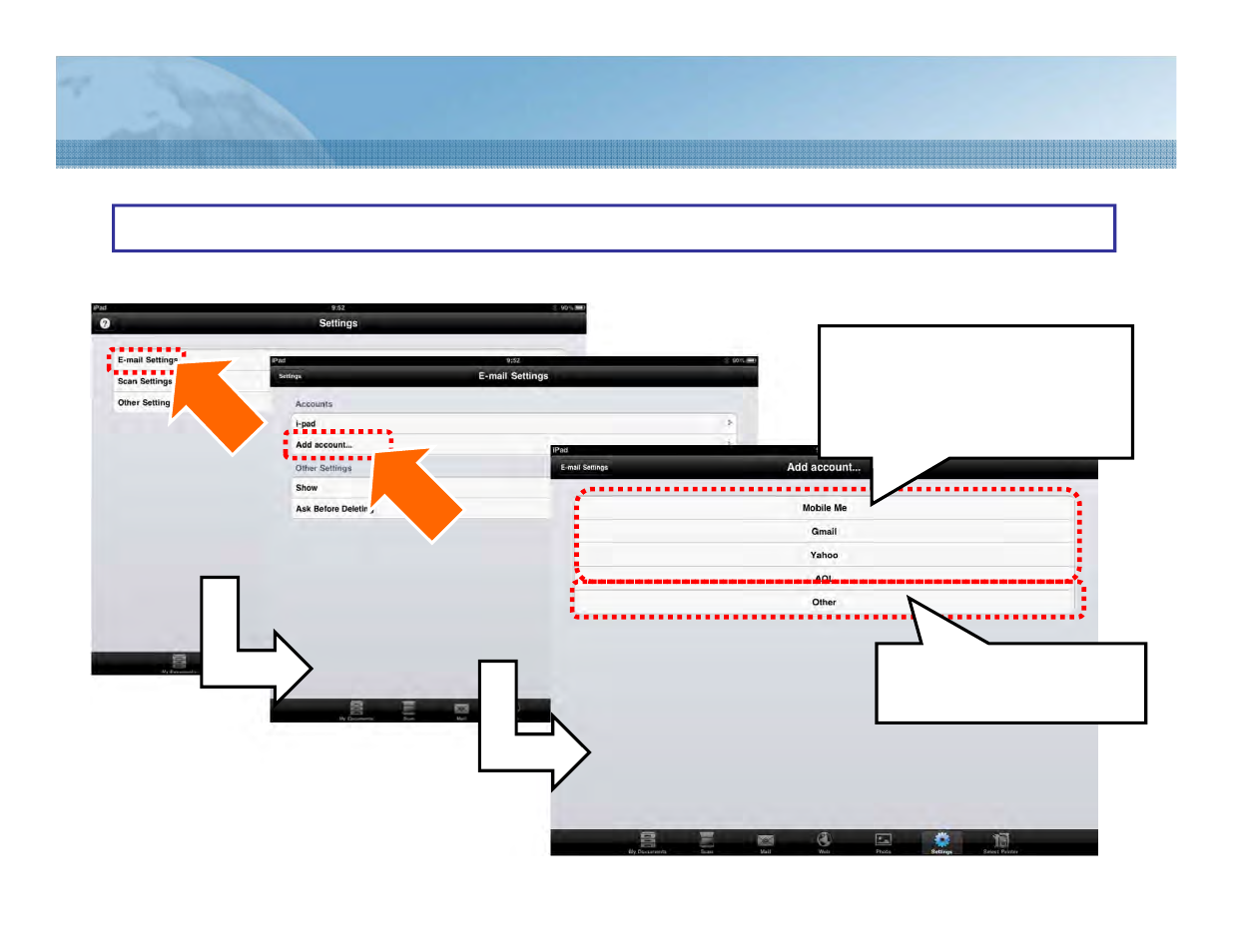 3 e-mail settings | Konica Minolta PageScope Mobile User Manual | Page 21 / 69