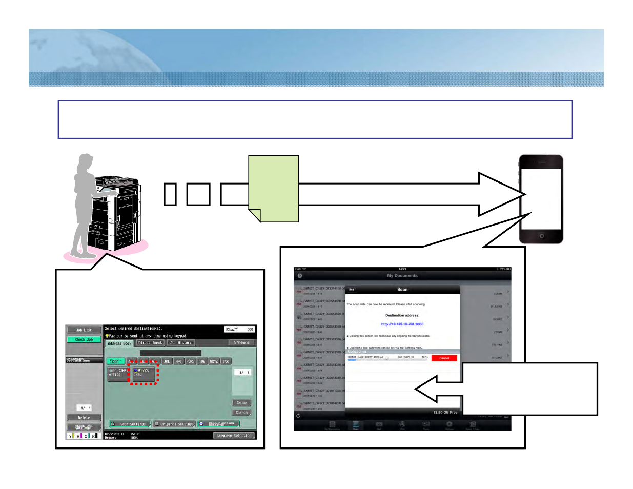 1 overview (1/2) | Konica Minolta PageScope Mobile User Manual | Page 33 / 69