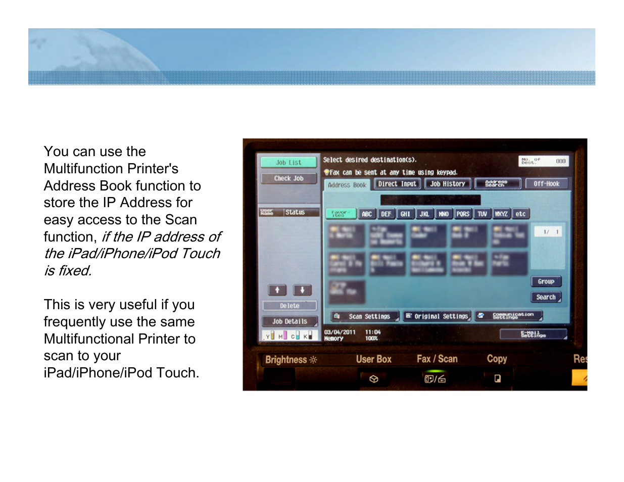 1 overview (2/2) | Konica Minolta PageScope Mobile User Manual | Page 34 / 69