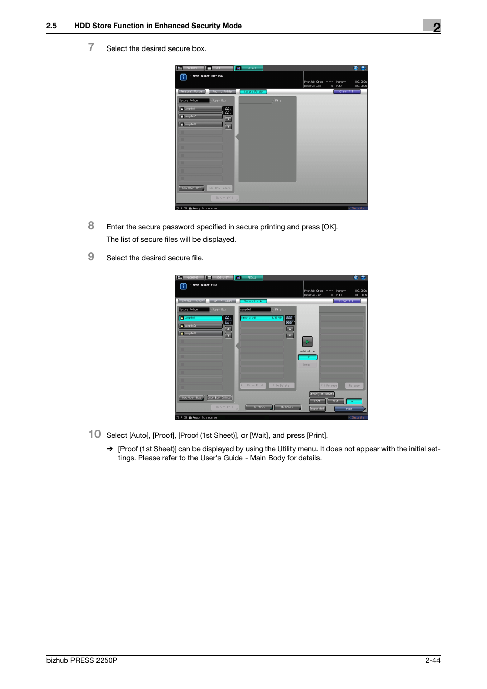 Konica Minolta bizhub PRESS 2250P User Manual | Page 51 / 57