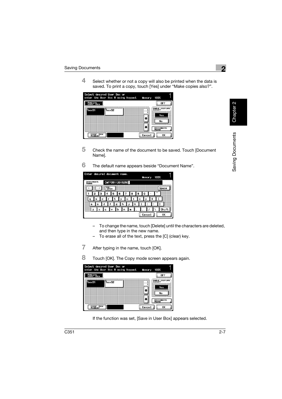 Konica Minolta BIZHUB C351 User Manual | Page 30 / 194