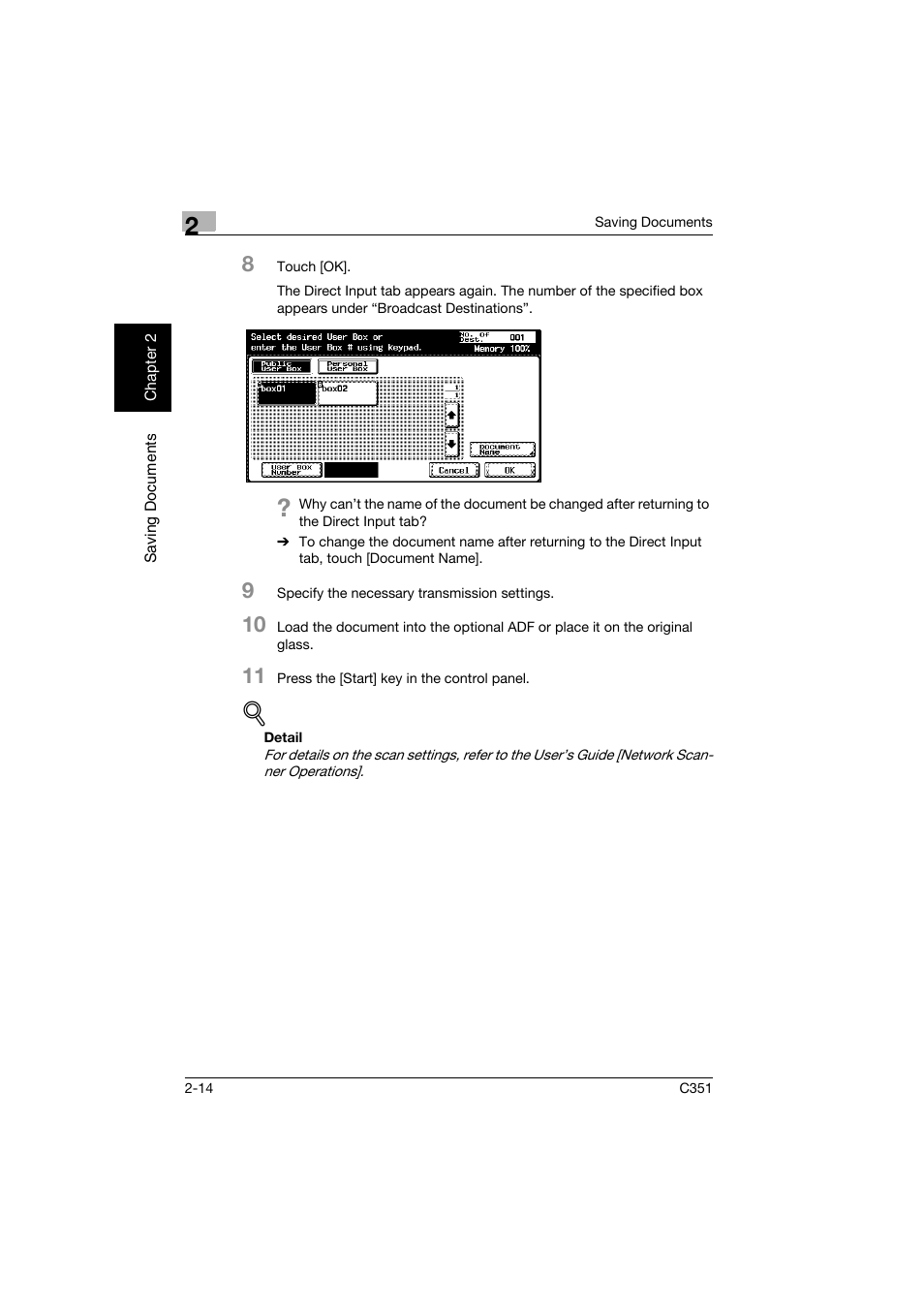 Konica Minolta BIZHUB C351 User Manual | Page 37 / 194