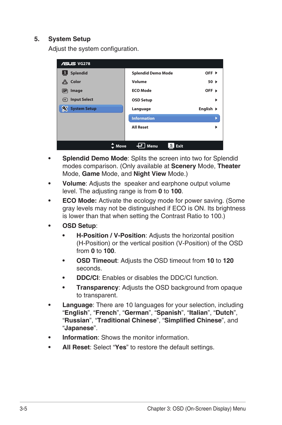 Asus LCD MONITOR VG278 Series User Manual | Page 18 / 24