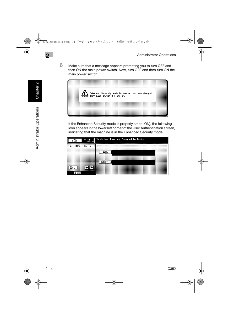 Konica Minolta bizhub C352 User Manual | Page 33 / 188