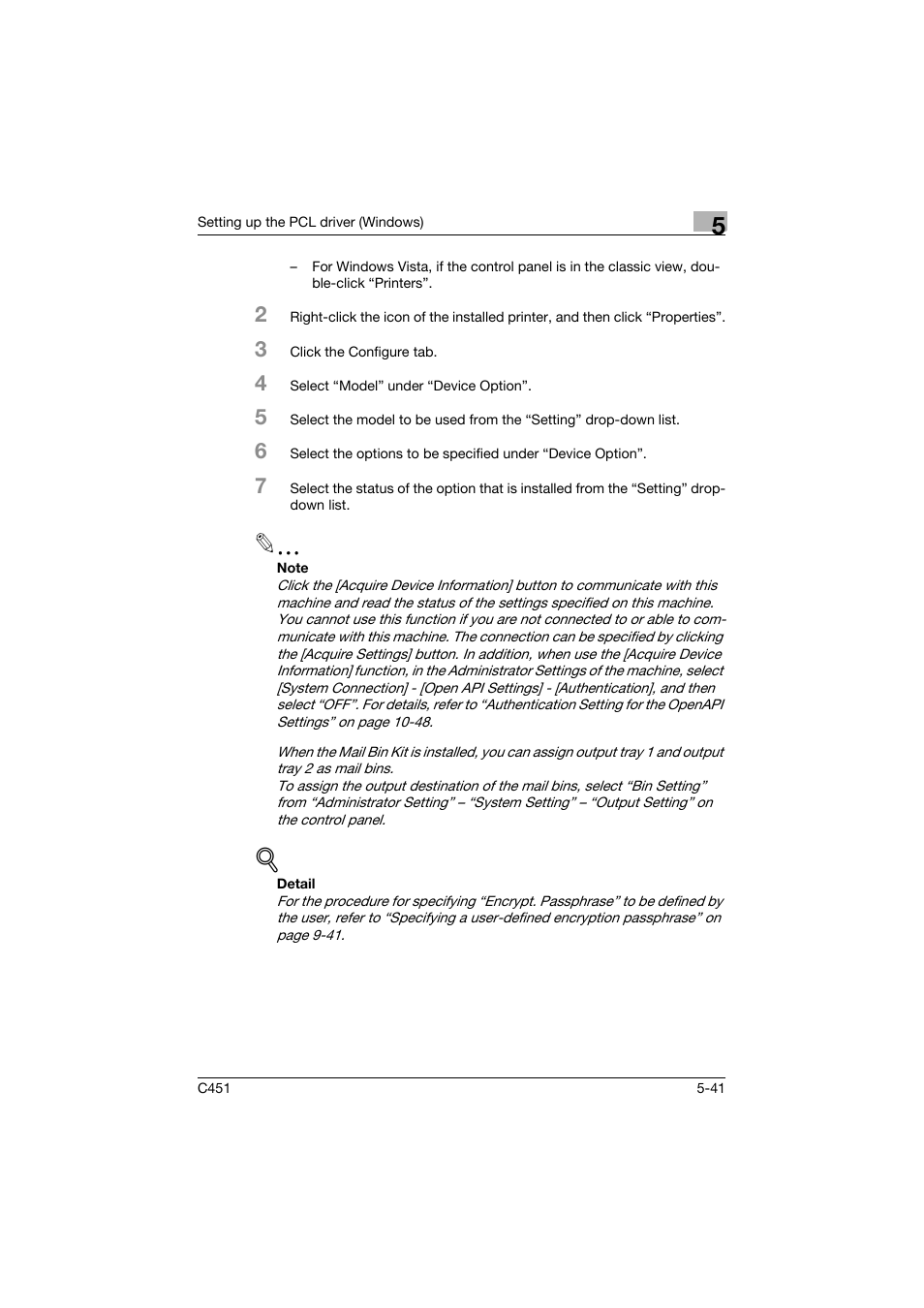 Konica Minolta bizhub C451 User Manual | Page 186 / 432