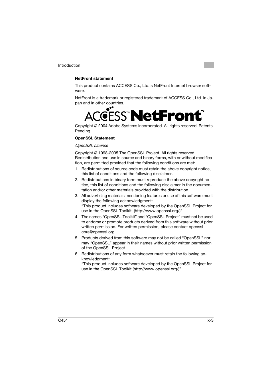 Konica Minolta bizhub C451 User Manual | Page 4 / 432