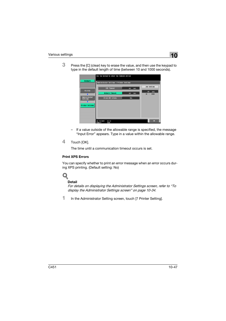 Print xps errors, Print xps errors -47 | Konica Minolta bizhub C451 User Manual | Page 403 / 432