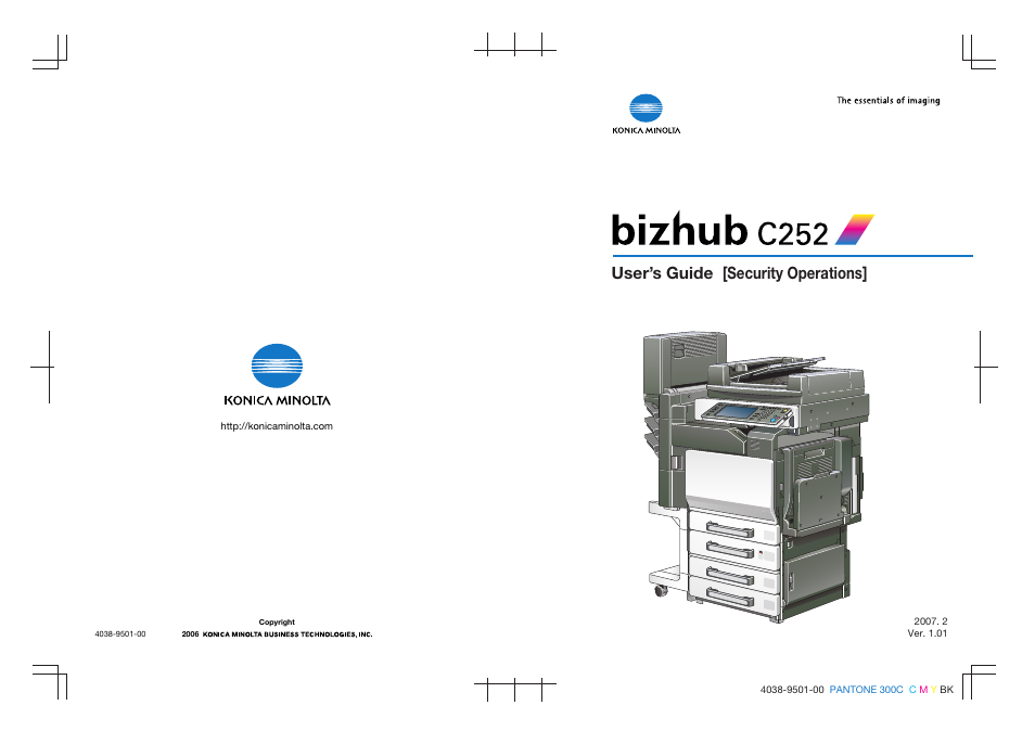 User’s guide [security operations | Konica Minolta BIZHUB C252 User Manual | Page 188 / 188