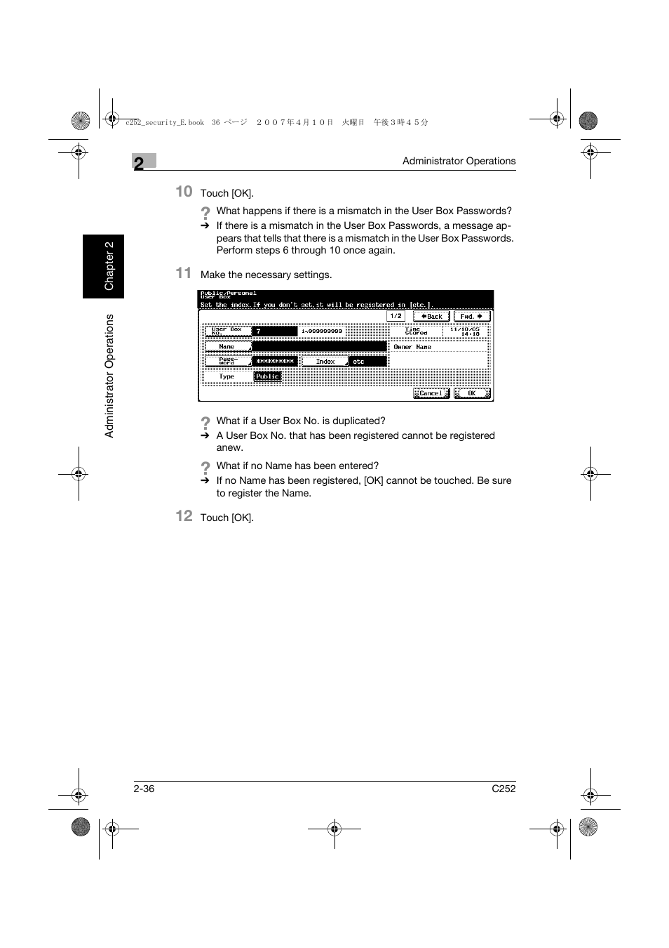 Konica Minolta BIZHUB C252 User Manual | Page 55 / 188