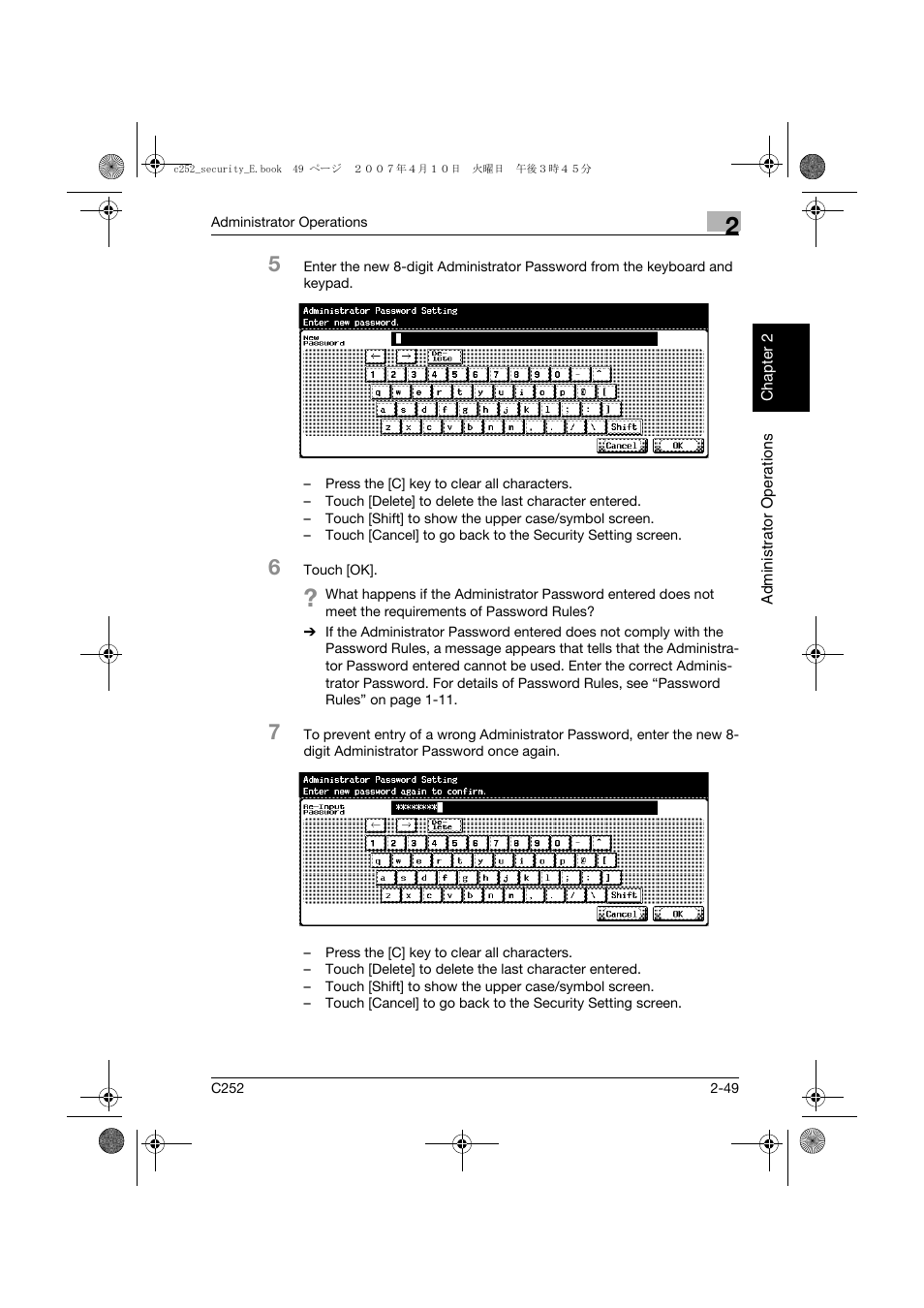 Konica Minolta BIZHUB C252 User Manual | Page 68 / 188