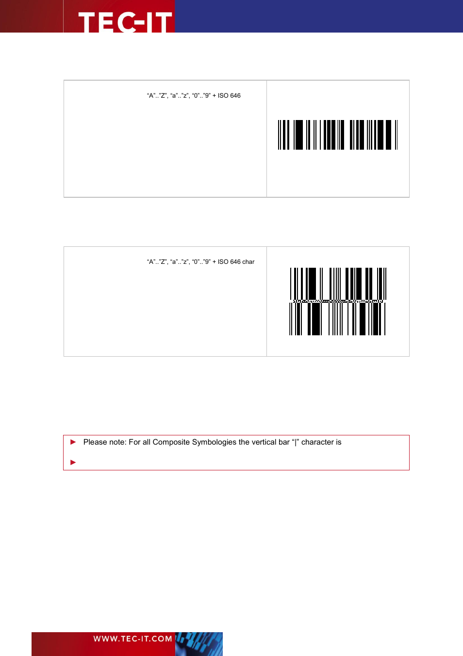 5 ean.ucc composite symbologies | Konica Minolta Darwin VDP Software User Manual | Page 66 / 92