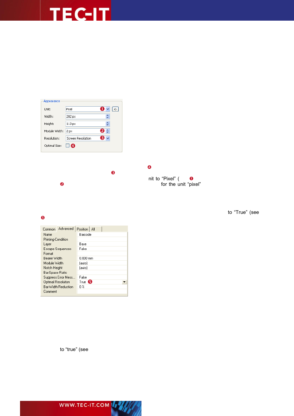 B.5 enable optimization in tec-it software | Konica Minolta Darwin VDP Software User Manual | Page 80 / 92