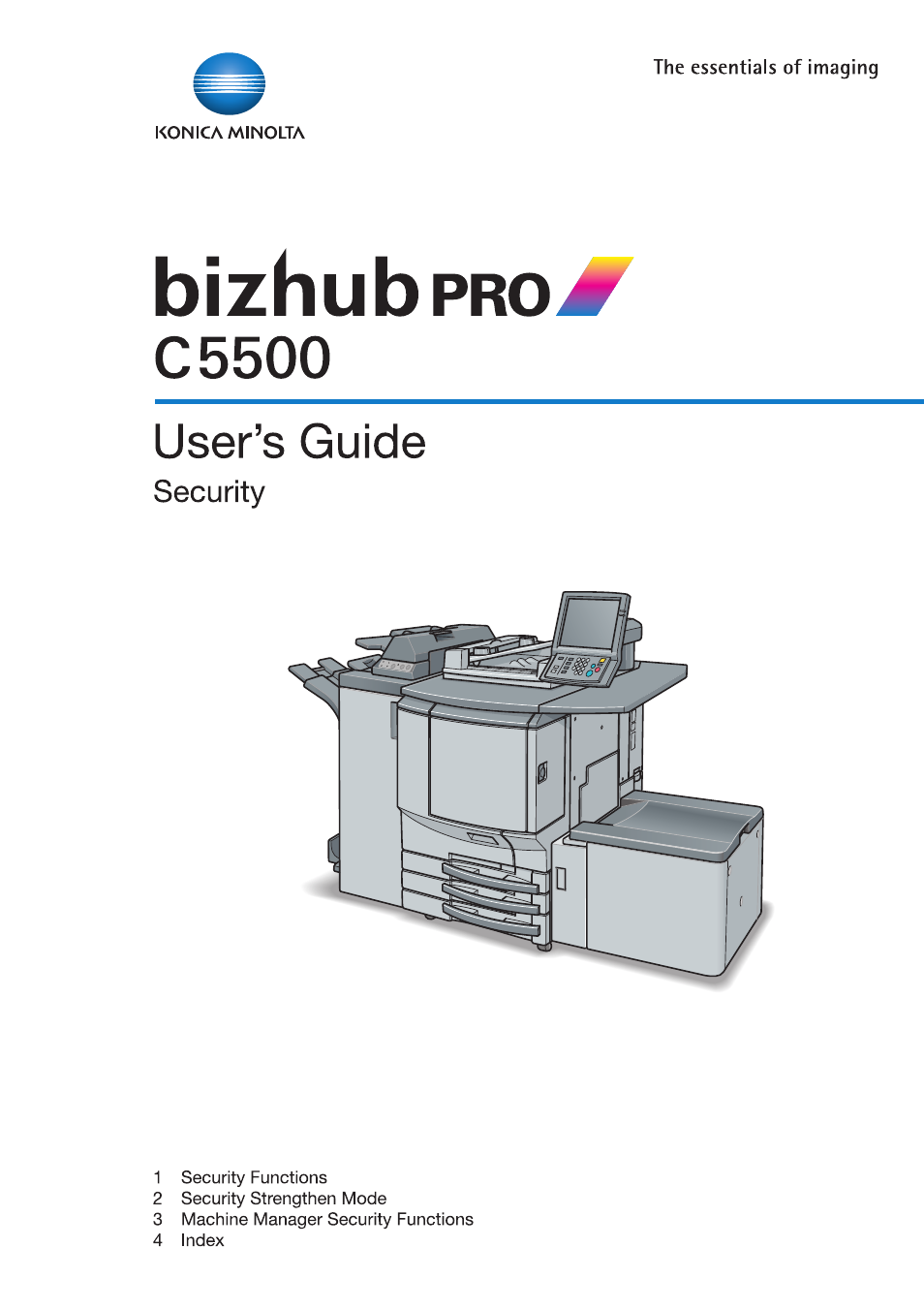 Konica Minolta bizhub PRO C5500 User Manual | 32 pages