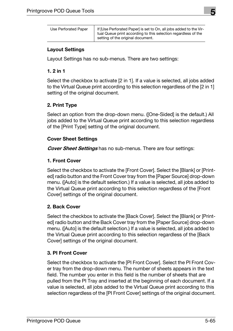 Konica Minolta Printgroove User Manual | Page 136 / 195