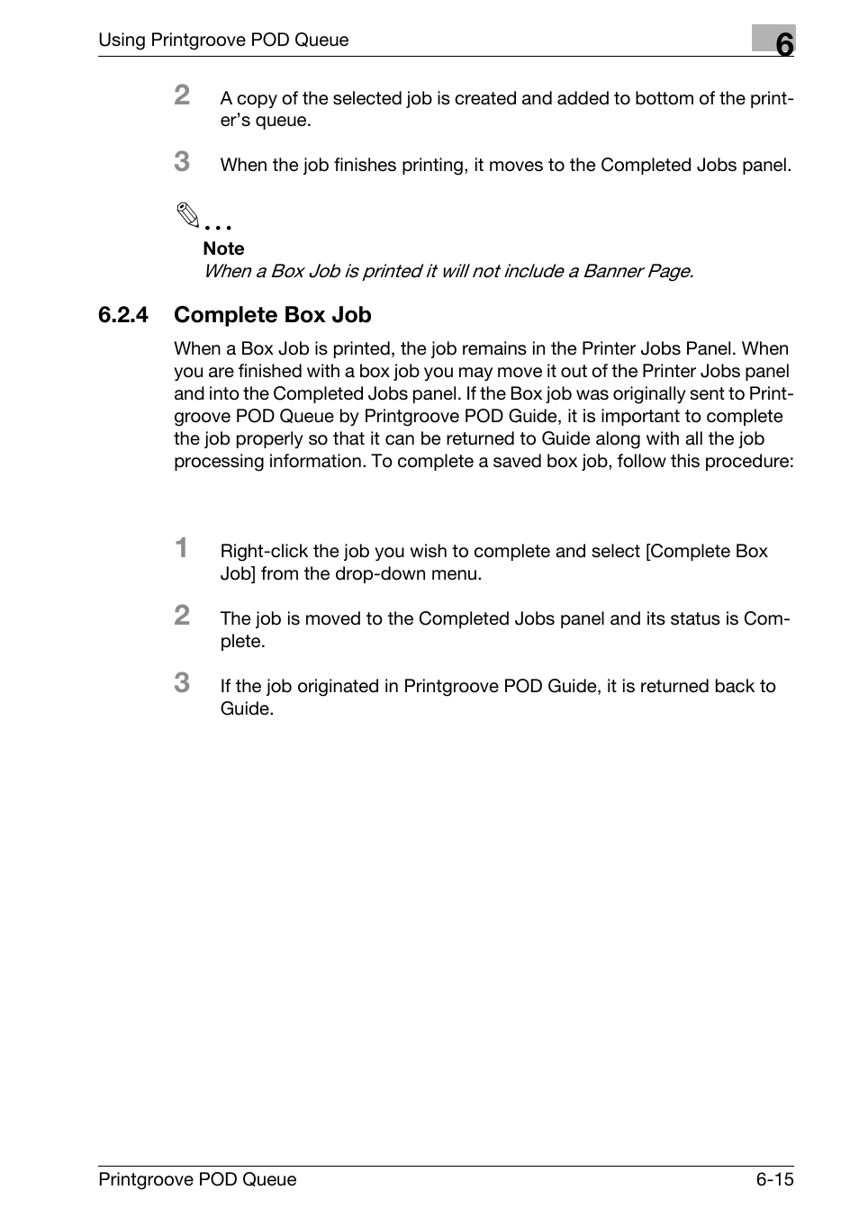 Complete box job -15 | Konica Minolta Printgroove User Manual | Page 181 / 195