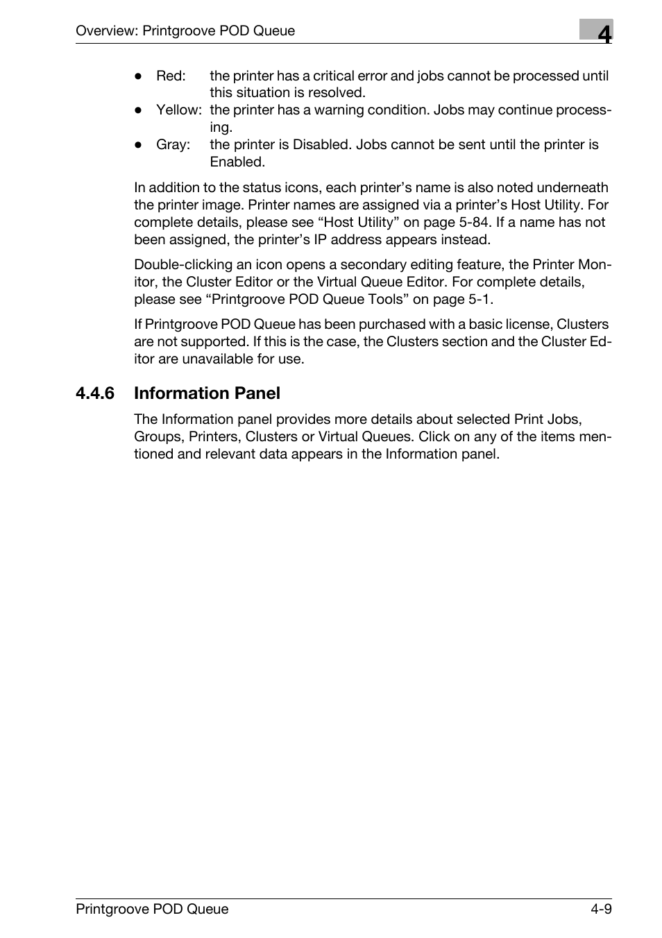 Information panel -9 | Konica Minolta Printgroove User Manual | Page 64 / 195