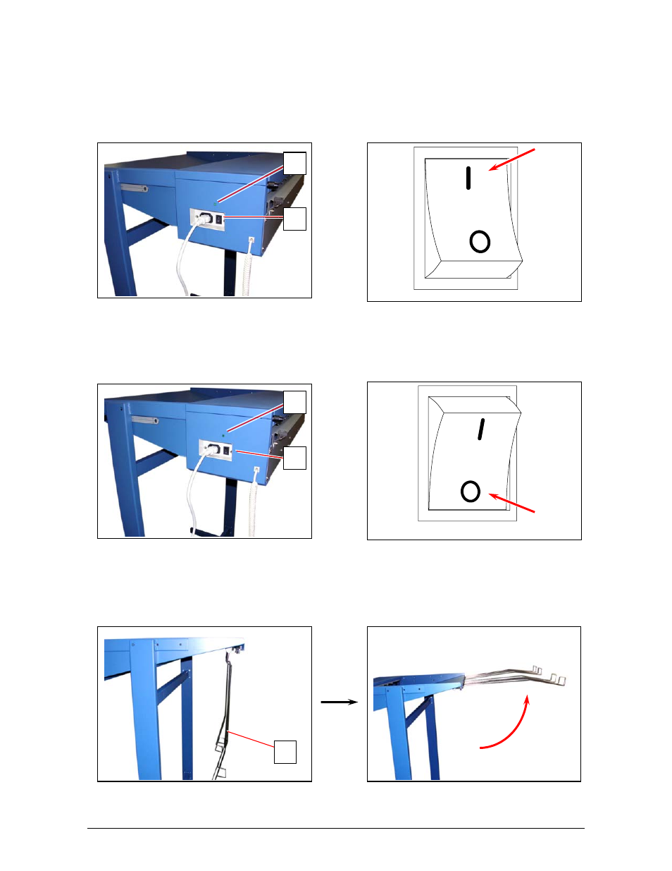 Chapter 2, 1 turning on, 2 turning off | 3 stacking support, 2 basic operation | Konica Minolta KIP Color 80 User Manual | Page 10 / 13