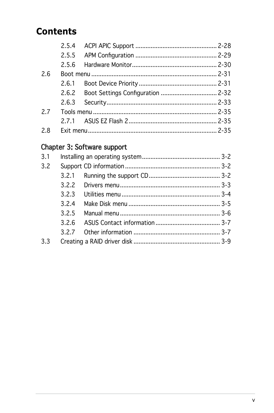 Asus M2N-MX User Manual | Page 5 / 86