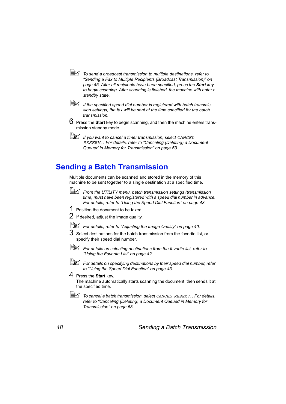 Sending a batch transmission, Sending a batch transmission 48 | Konica Minolta magicolor 4690MF User Manual | Page 54 / 108