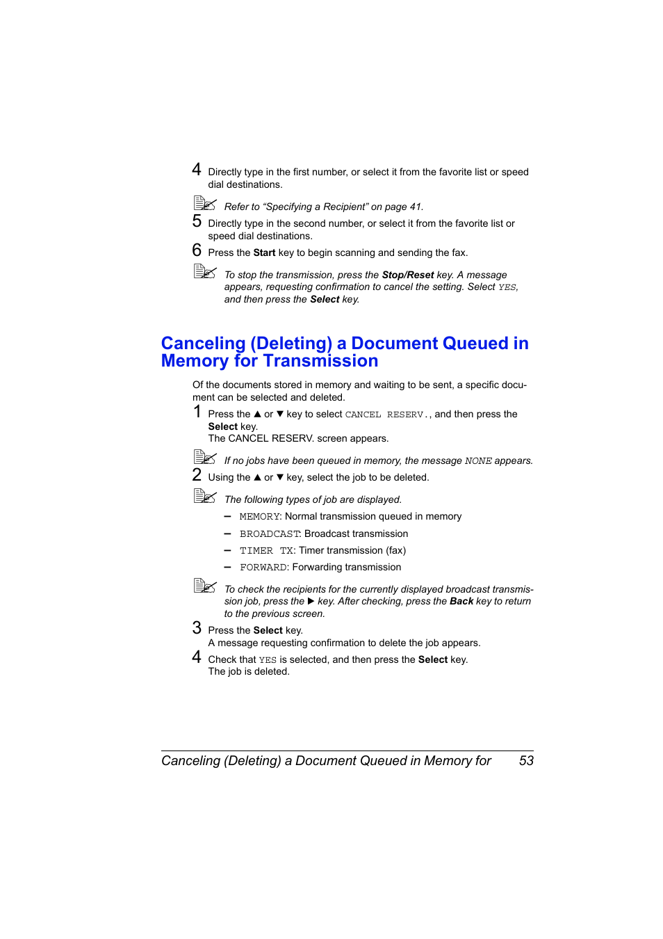 R to “canceling (deleting) a document | Konica Minolta magicolor 4690MF User Manual | Page 59 / 108