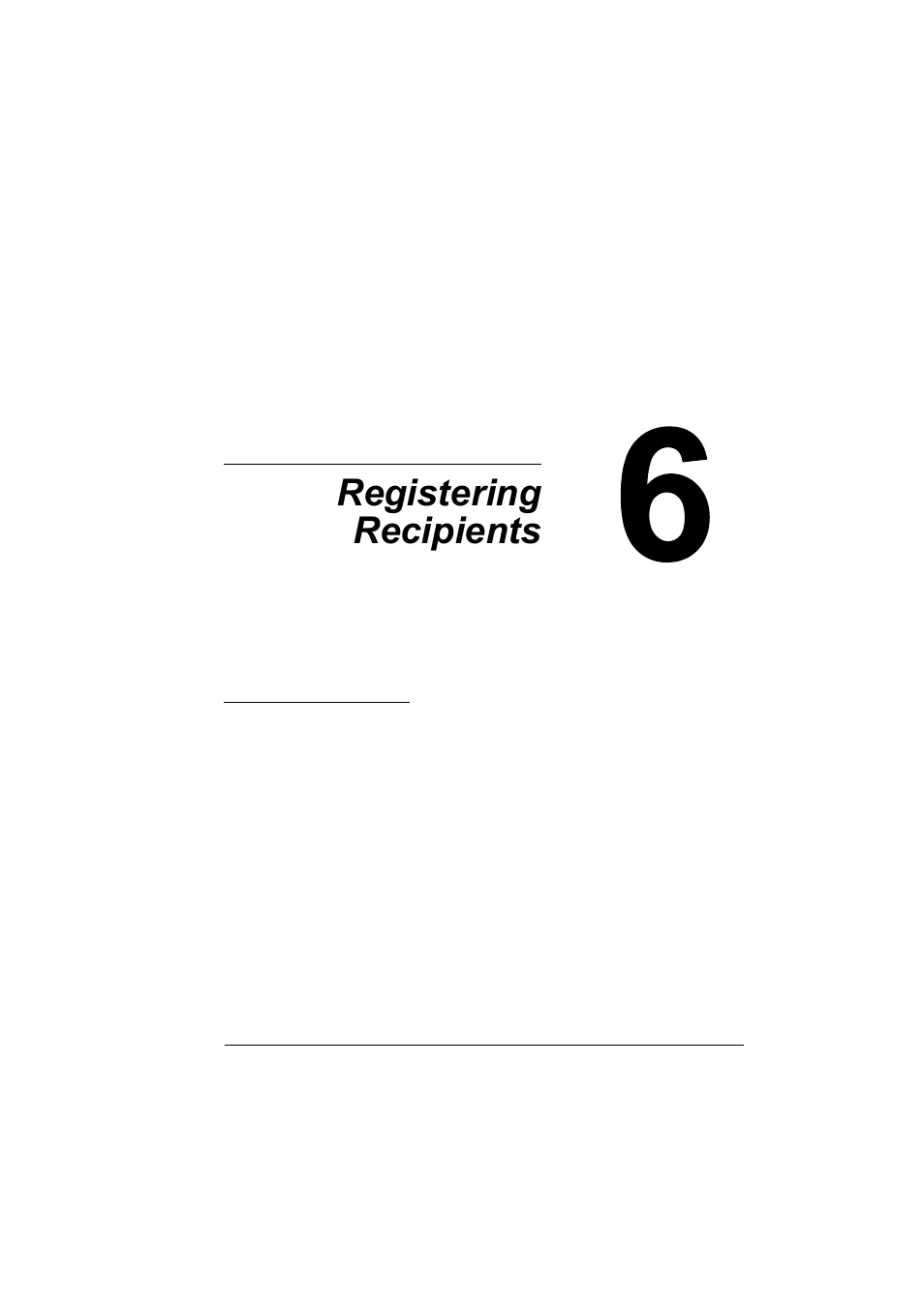 Ch.6 registering recipients, 6 registering recipients | Konica Minolta magicolor 4690MF User Manual | Page 77 / 108