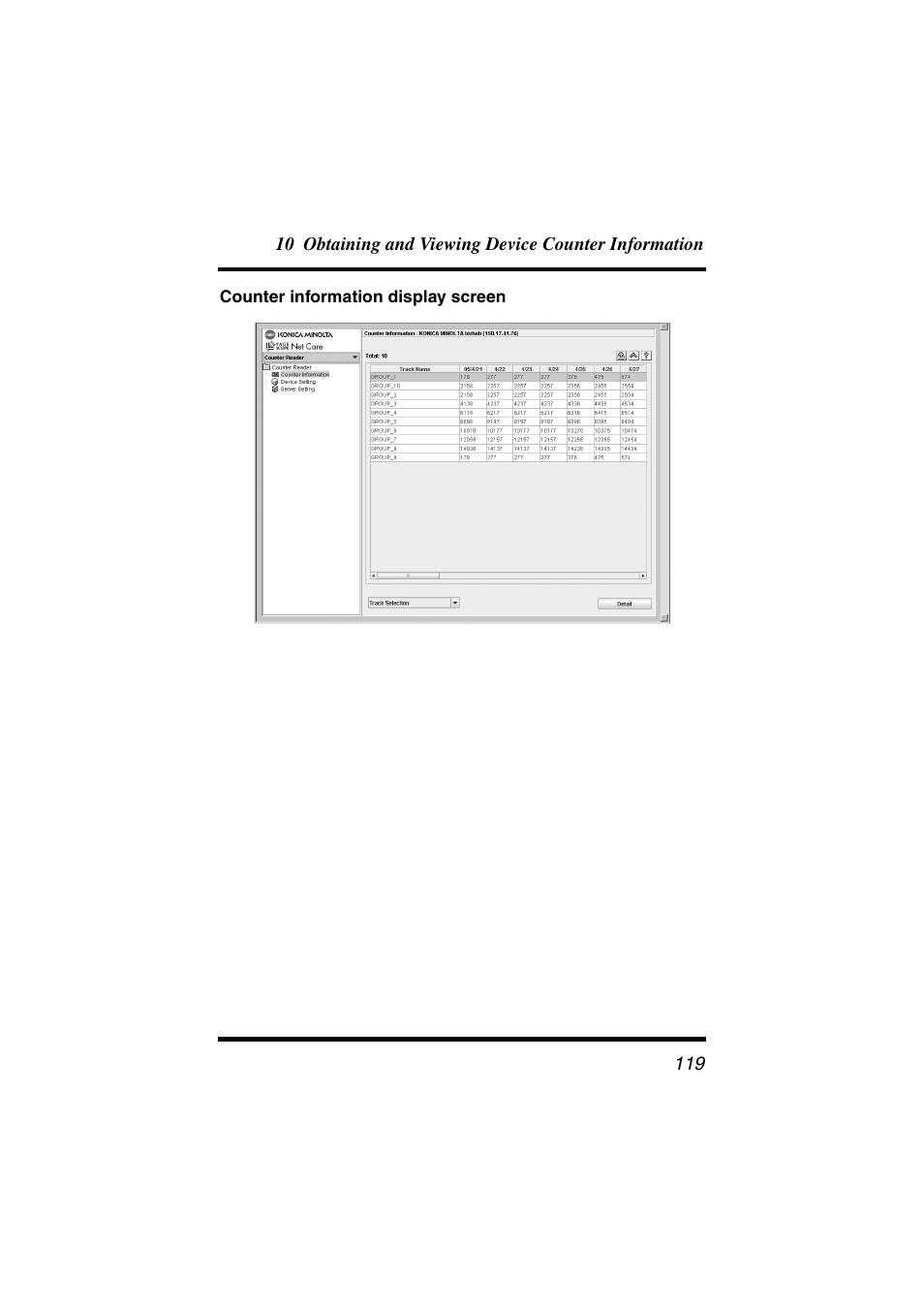 Konica Minolta PageScope Net Care User Manual | Page 130 / 145