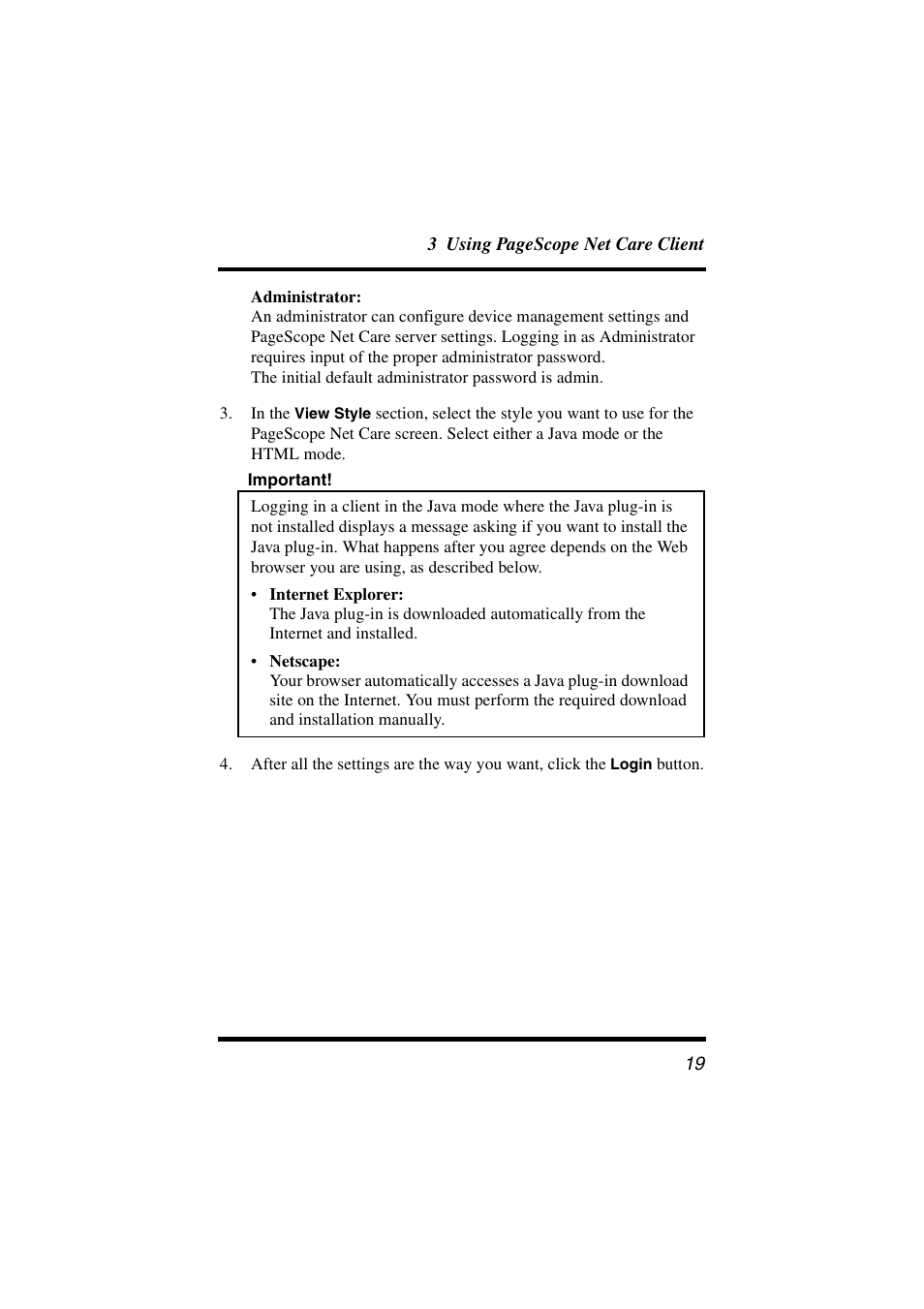 Konica Minolta PageScope Net Care User Manual | Page 30 / 145