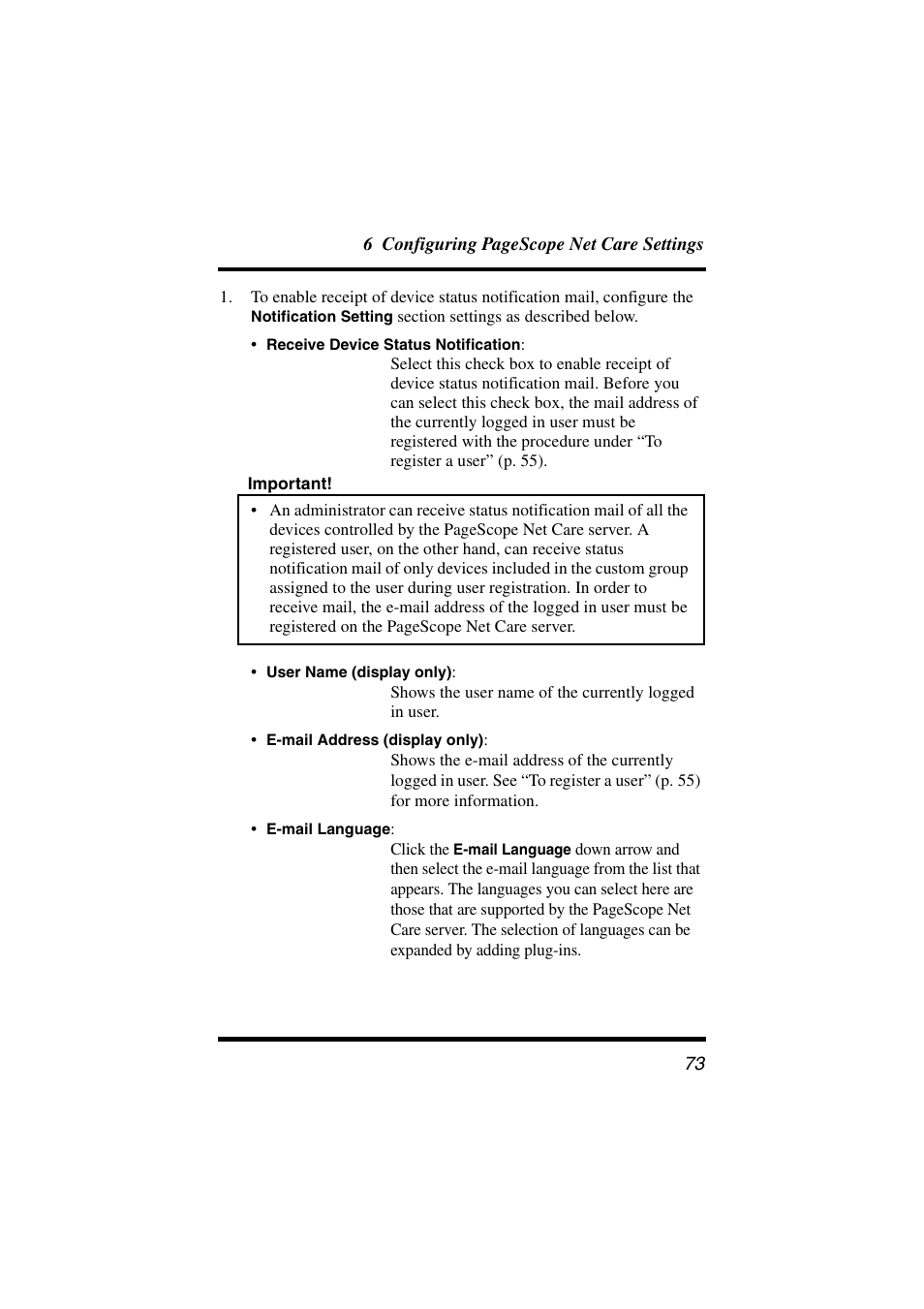 Konica Minolta PageScope Net Care User Manual | Page 84 / 145