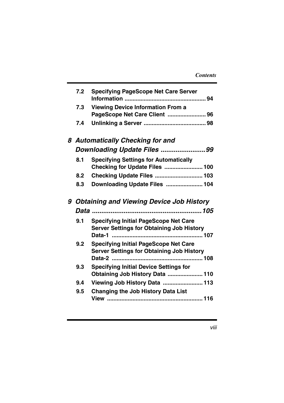 Konica Minolta PageScope Net Care User Manual | Page 9 / 145