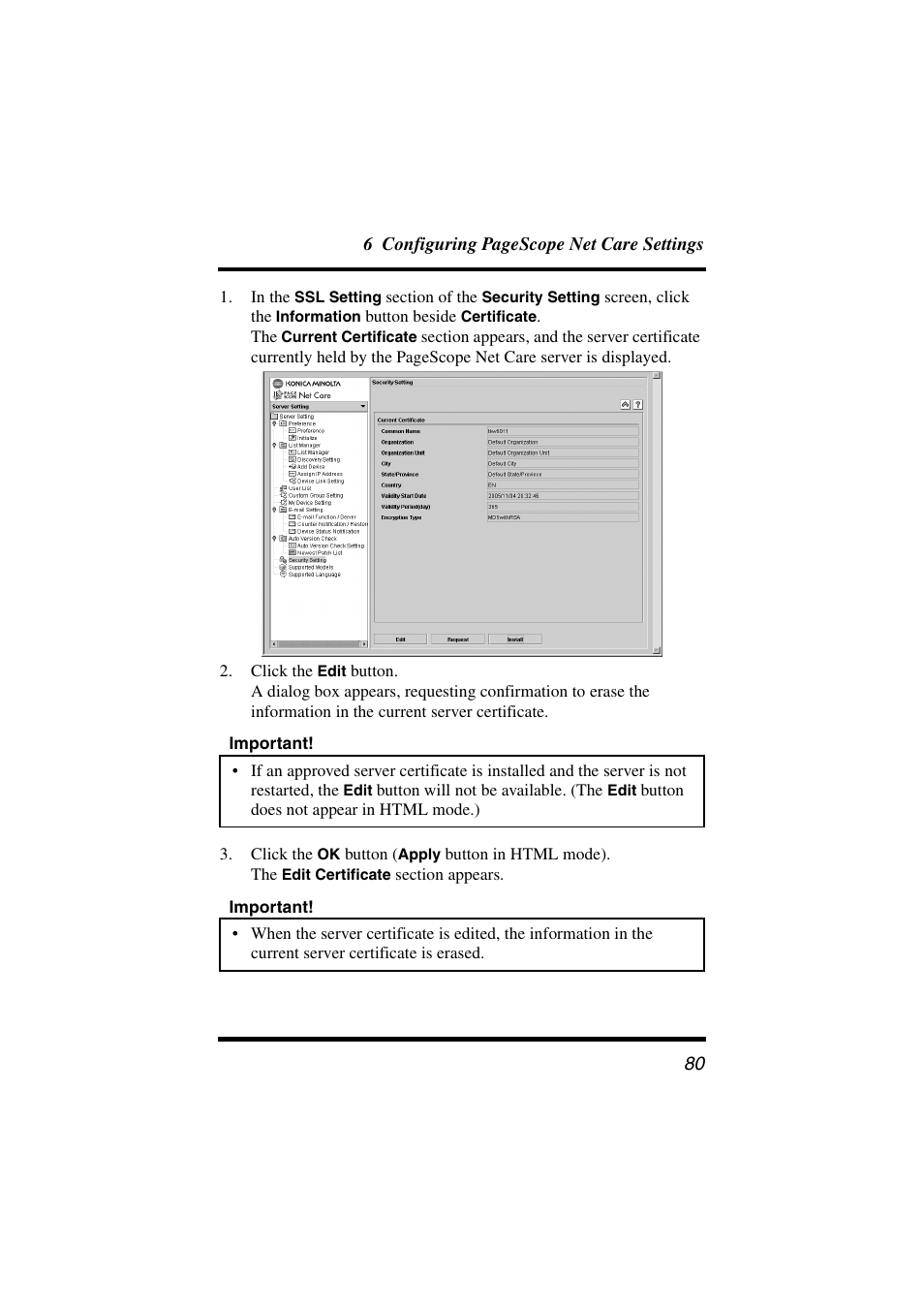 Konica Minolta PageScope Net Care User Manual | Page 91 / 145