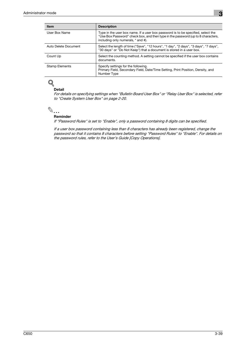 Konica Minolta bizhub C650 User Manual | Page 113 / 165