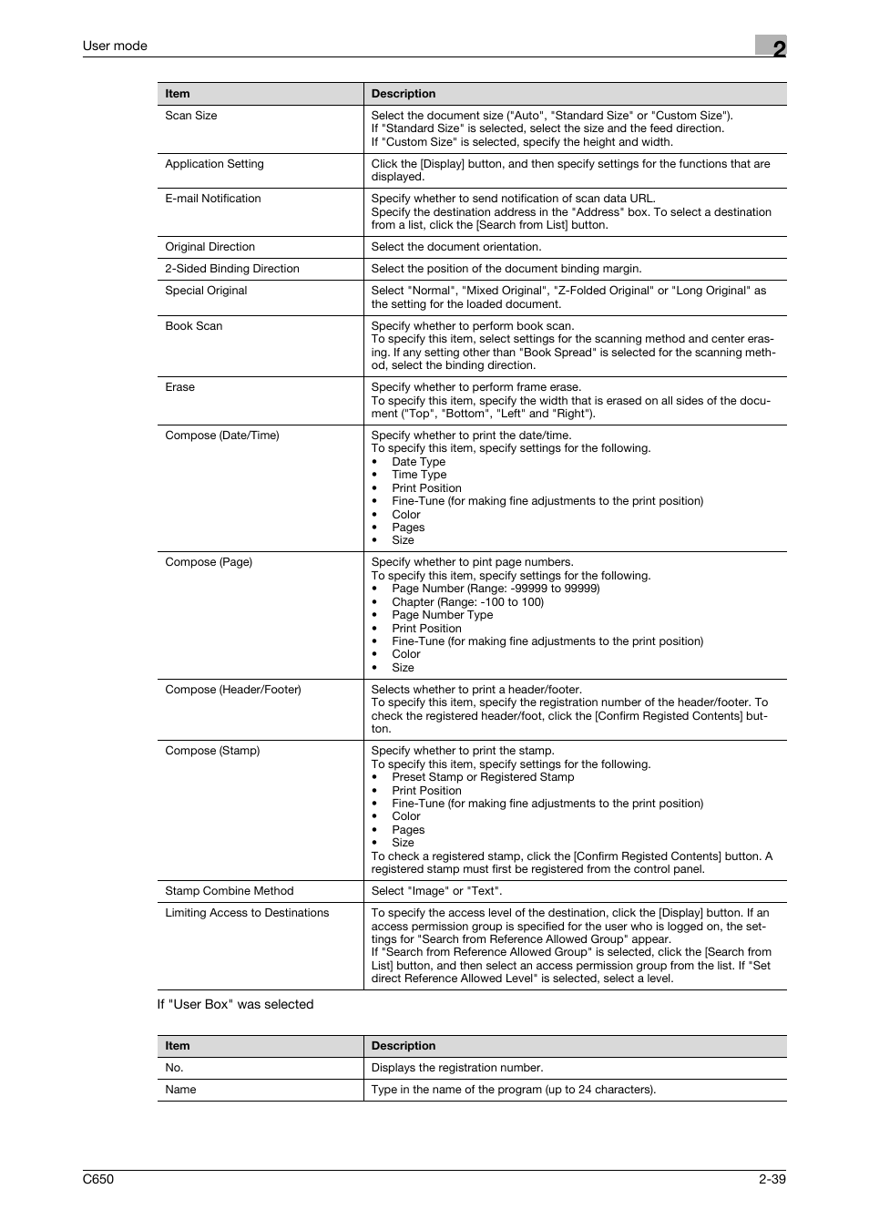 Konica Minolta bizhub C650 User Manual | Page 63 / 165