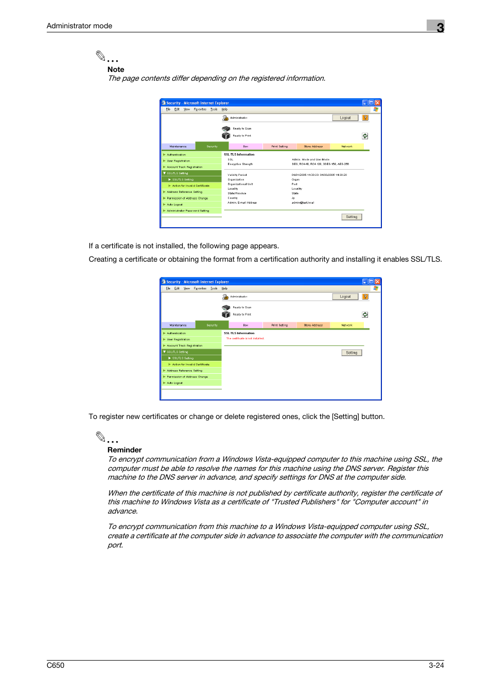 Konica Minolta bizhub C650 User Manual | Page 98 / 165