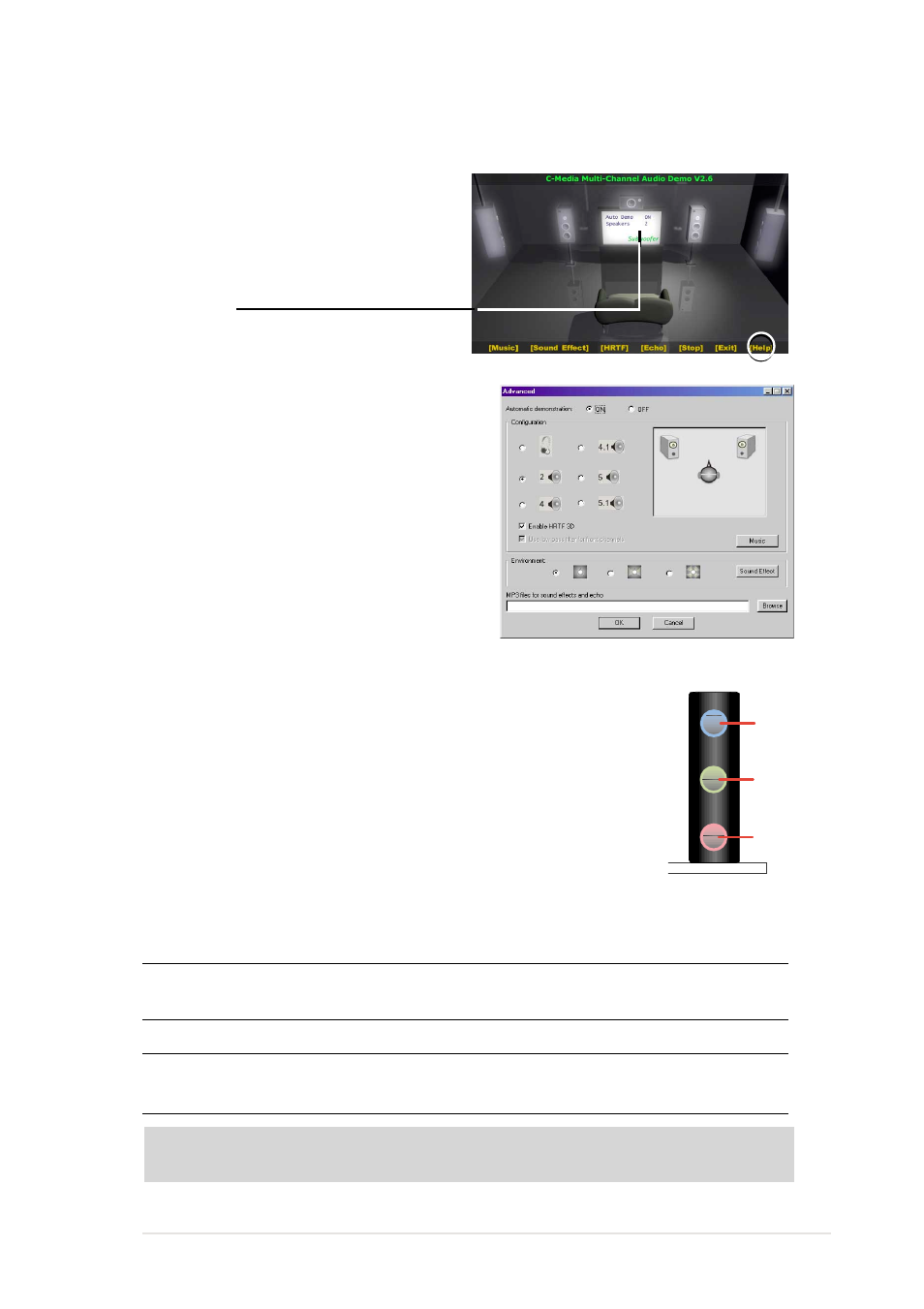 3 connector configuration | Asus P4T533 User Manual | Page 121 / 136
