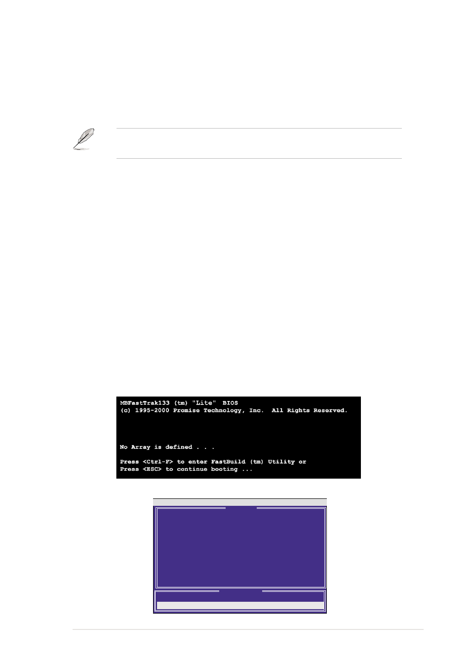 1 installing the hard disks, 2 enter fasttrak133 bios and fastbuild utility | Asus P4T533 User Manual | Page 123 / 136
