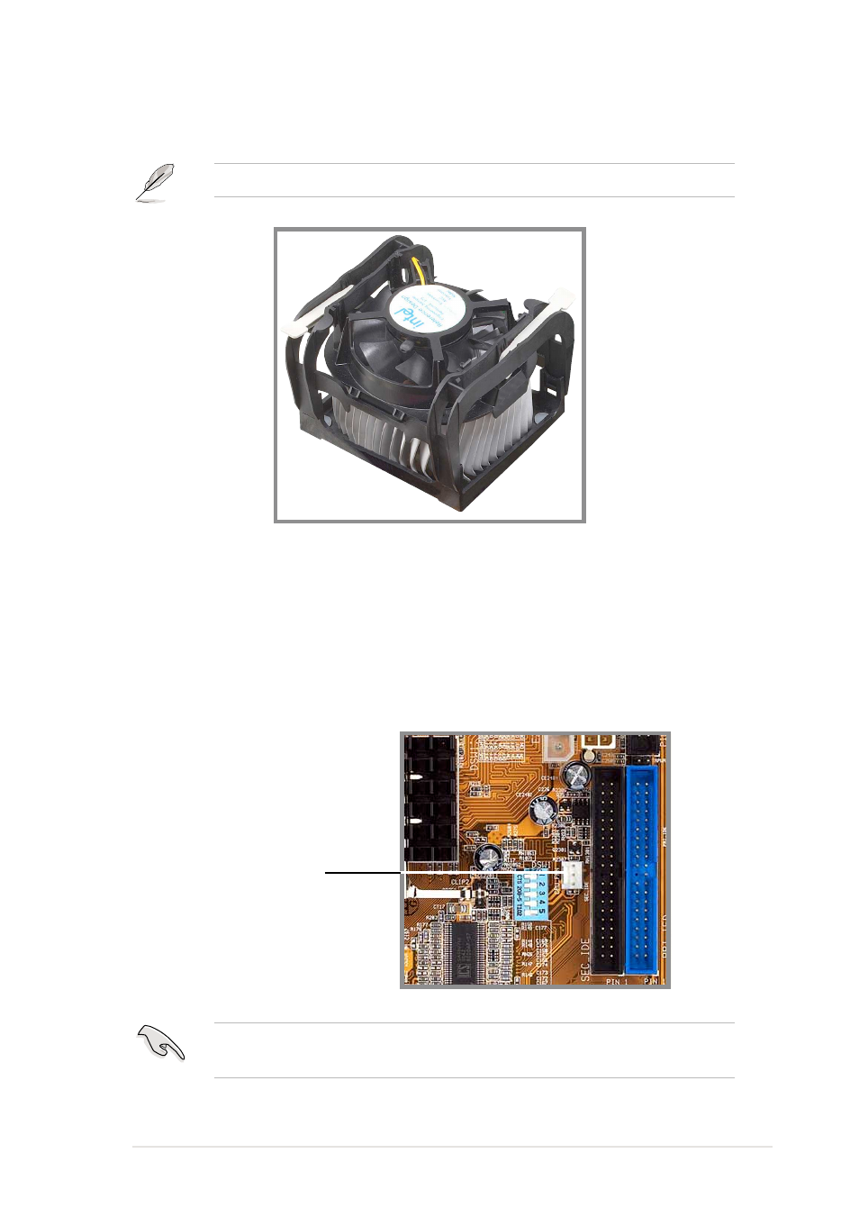 4 connecting the cpu fan cable | Asus P4T533 User Manual | Page 29 / 136