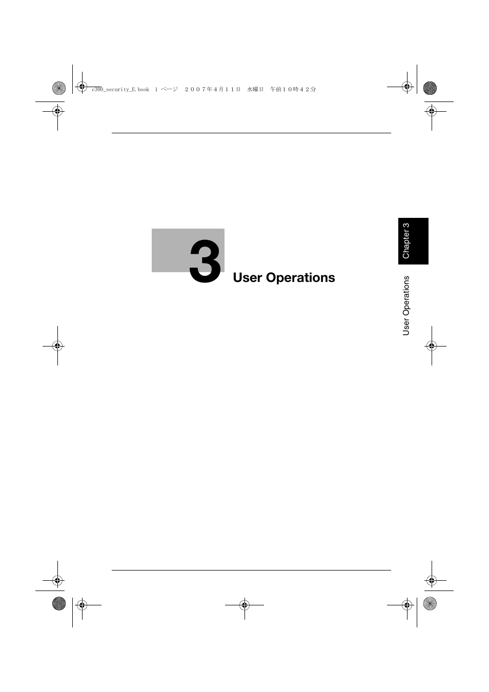 3 user operations | Konica Minolta bizhub C300 User Manual | Page 112 / 188