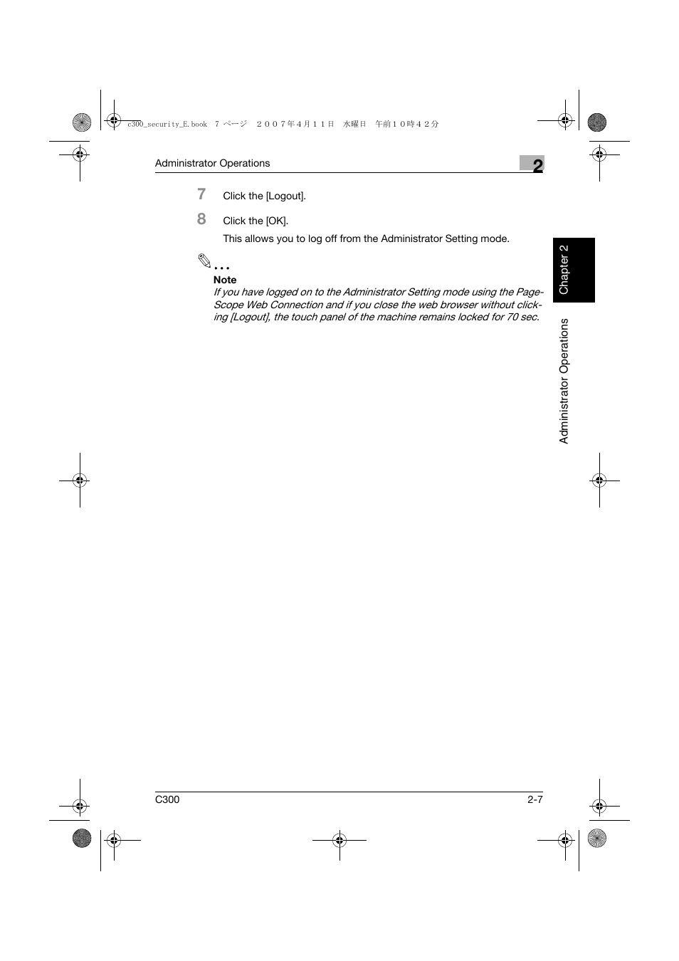 Konica Minolta bizhub C300 User Manual | Page 26 / 188