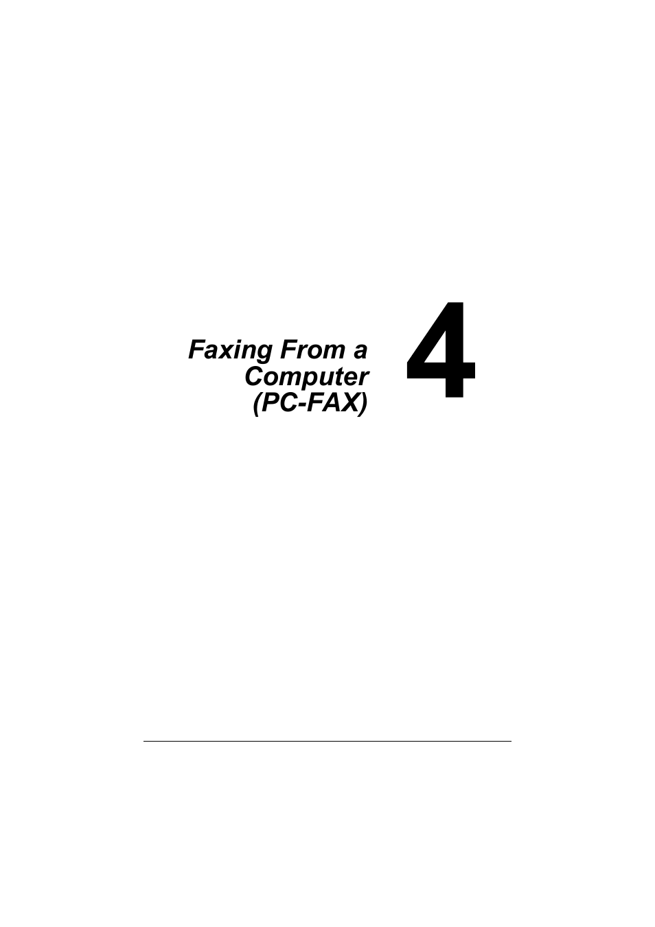 Ch.4 faxing from a computer (pc-fax), Faxing from a computer (pc-fax) -1 | Konica Minolta magicolor 1690MF User Manual | Page 66 / 113