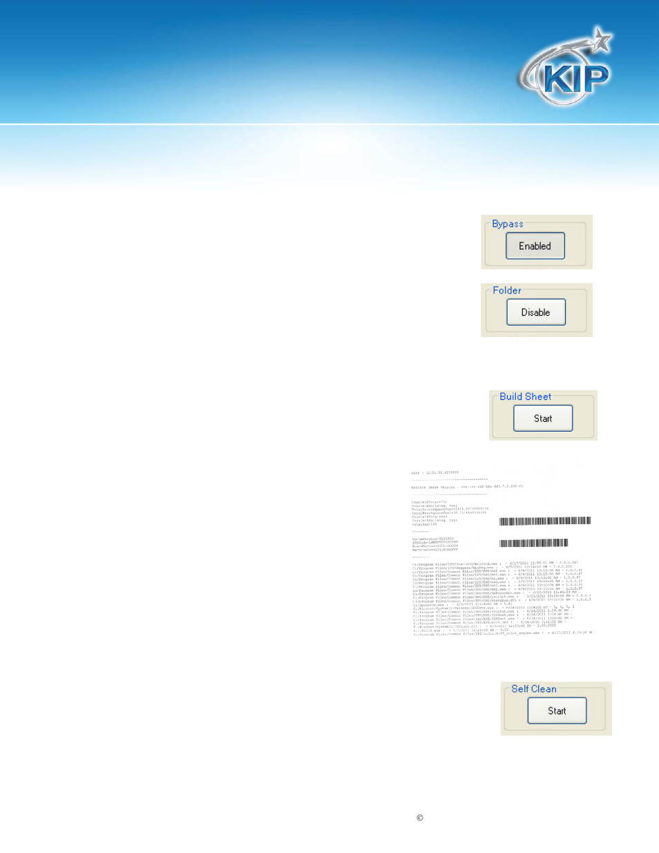 Kip c7800 touchscreen software | Konica Minolta KIP C7800 User Manual | Page 11 / 42